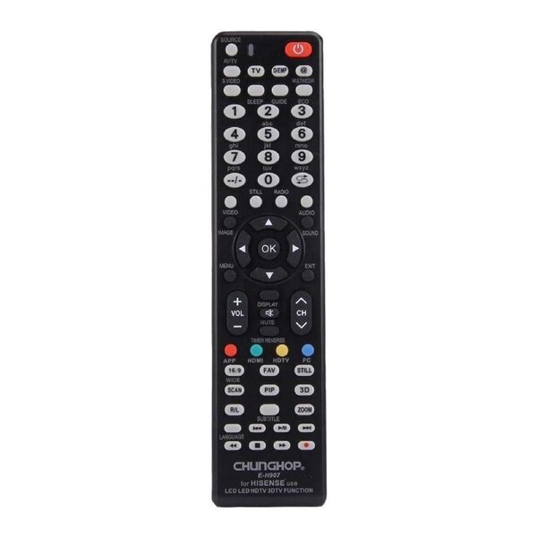 Chunghop Universal TV Remote Control Compatible with Hisense LCD Smart HD Plasma