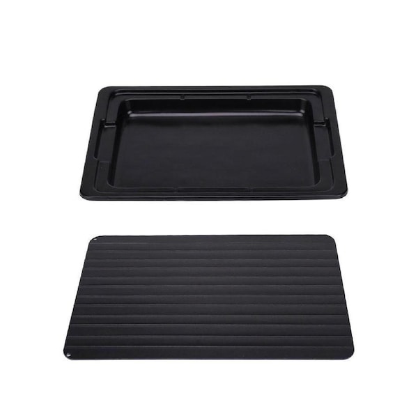Fast Defrosting Meat Tray FDA Approved Large Miracle Aluminium Thawing Plate