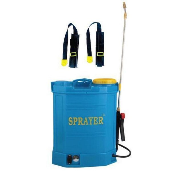 16L Rechargeable Backpack Pressure Sprayer - Portable Electric Garden Weed Pump