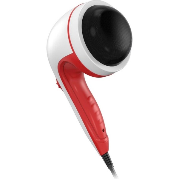 Handheld Vibration Massager Red - 4 Interchangeable Heads Adjustable Speed