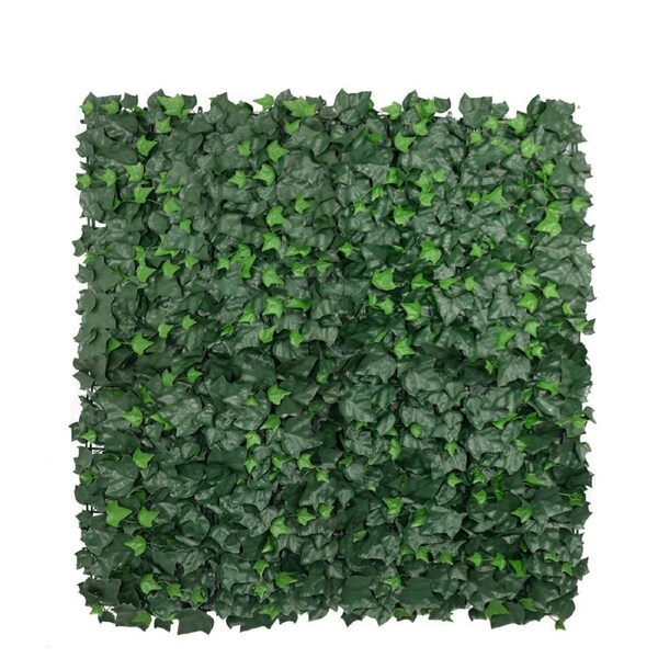 Artificial Ivy Hedge Panel Fake Vertical Garden 1m x 1m (Indoor or Outdoor) UV Resistant