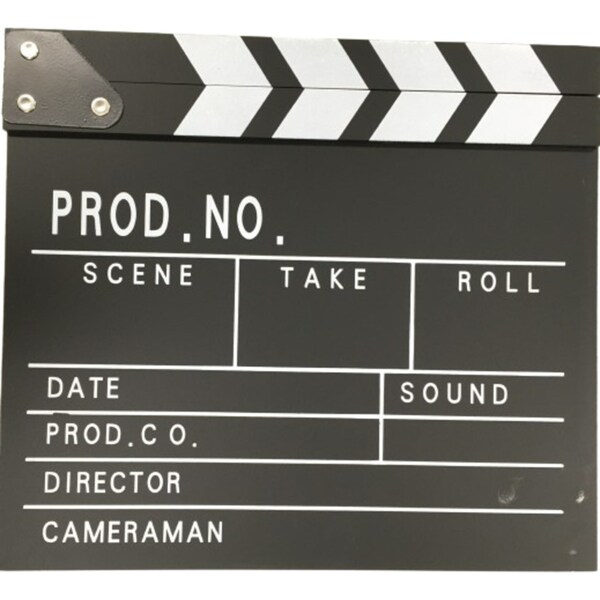 CLAPPER BOARD Director Video Scene Clapperboard TV Movie Film Slate Cut
