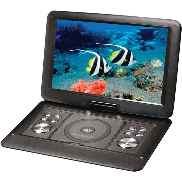 Lenoxx 15.4" Swivel Portable DVD Player & Screen, Rechargeable Entertainment