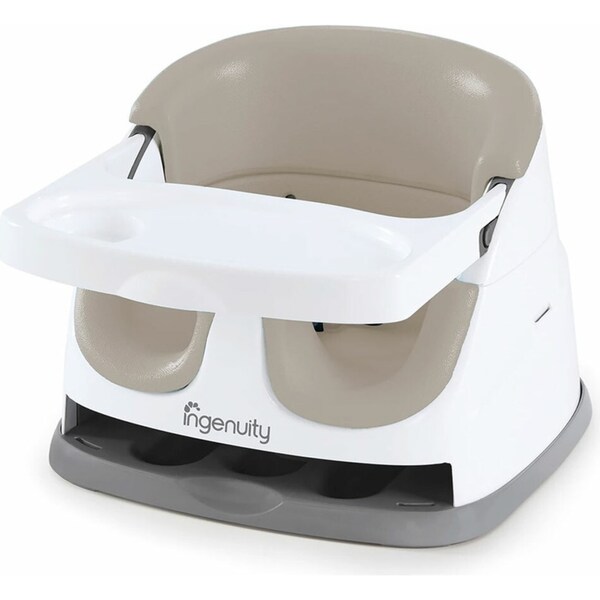 Ingenuity Baby/Infant/Toddler 6m+ Feeding Booster High Dining Chair/Seat Cashmer