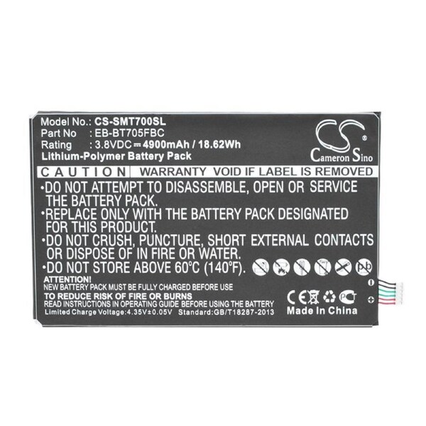 Battery For Samsung Galaxy Tab S 8.4 WiFi,EB-BT705FBC EB-BT705FBE EB-BT705FBU,SM-T705C T705D T705M T705Y EB-BT705FBC,SC-03G,SM-T700,Klimt,SM-T705