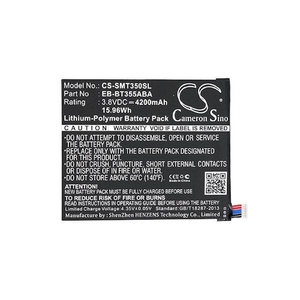 Battery for Samsung Galaxy Tab A SM-T350 T355C T355 T357W P350 EB-BT355ABA