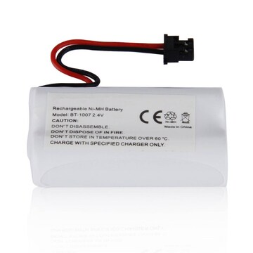 Cordless Phone Battery 2-Pack IMah BT-1007 Replacement - 2.4V 500mAh Ni ...
