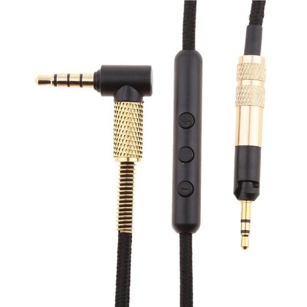 Replacement Audio Cable Mic Remote for Sennheiser HD598 HD599 HD569 HD558 HD518 Headphones
