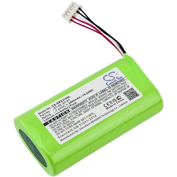 Replacement ST-01 ST-02 Battery For Sony Bluetooth Speaker SRS-X3 SRS-XB2