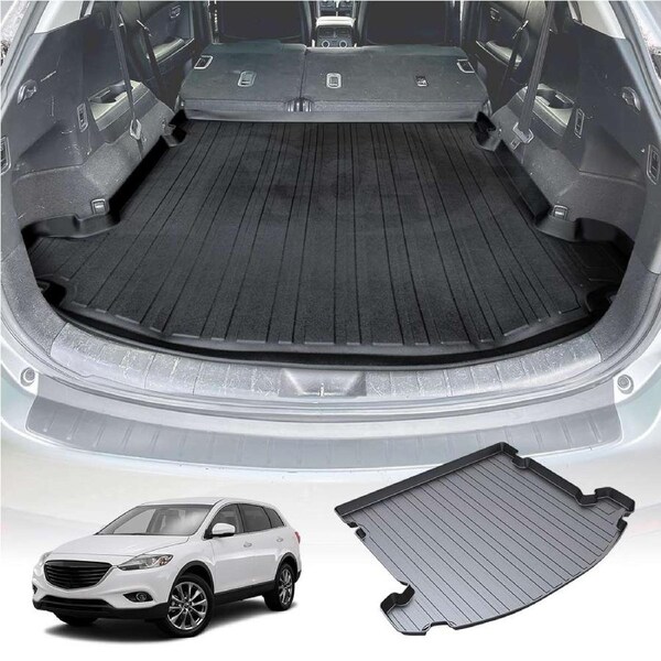 Boot Liner for Mazda CX-9 CX9 2007-2015 All Weather Heavy Duty Cargo Trunk Mat Luggage Tray Car Accessories