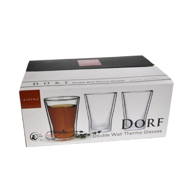 Dorf 300ml Double Wall Glass - Set of 6