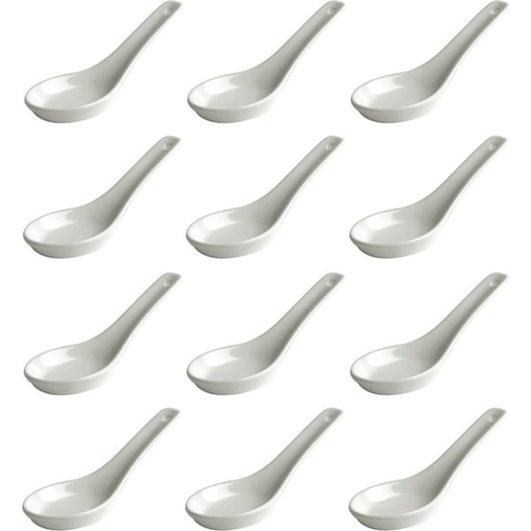 Trenton Chinese Soup Spoons - Set Of 12