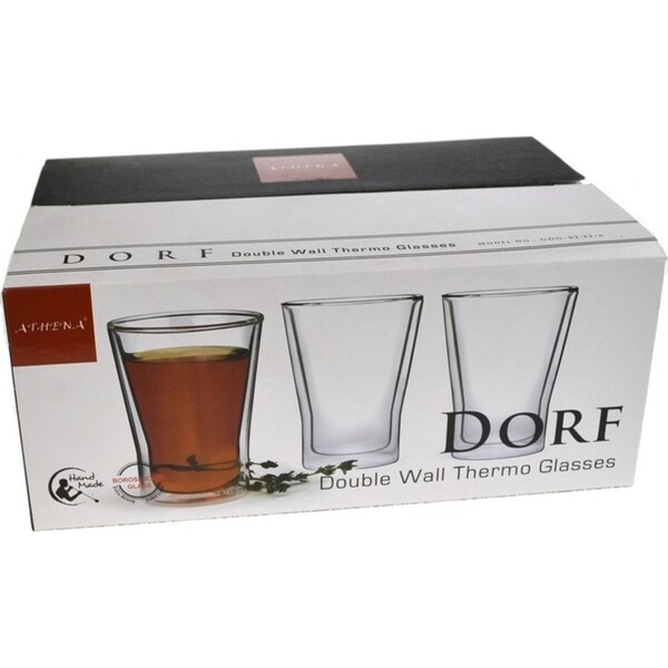 Dorf 100ml Double Wall Glass - Set Of 6