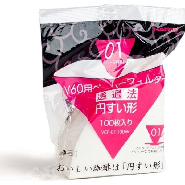 Hario V60-01 - 100 Filter Papers
