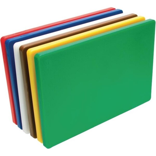 Trenton Polyethylene Colour Coded Cutting Board HACCP 250 x 450 x 13mm Set of 6