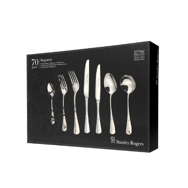 Stanley Rogers 70 Piece Baguette Cutlery Set