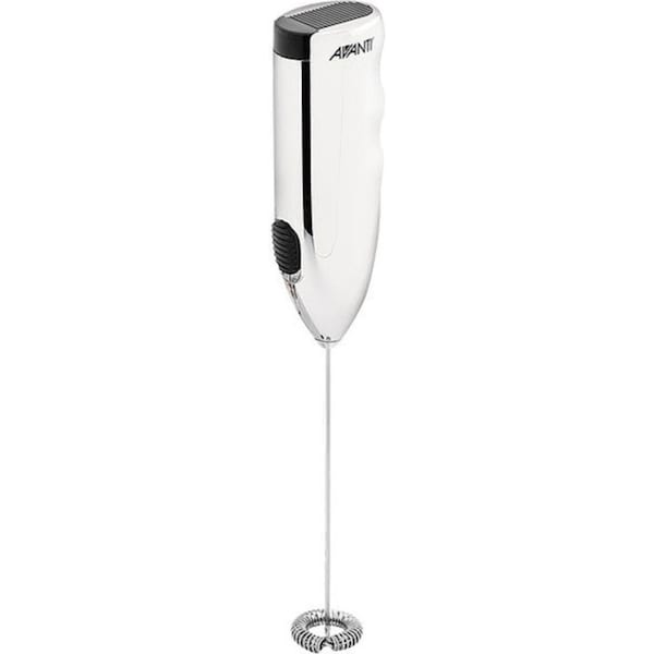 Avanti Little Whipper Milk Frother with Stand - Silver