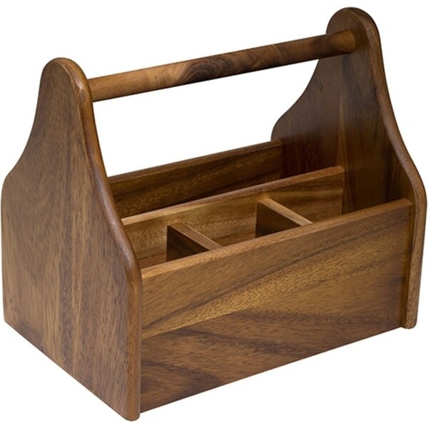 Moda Artisan Acacia Wood Cutlery Caddy