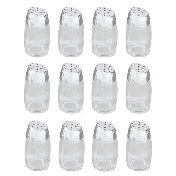 Trenton 12 Glass Salt And Pepper Shakers Squire
