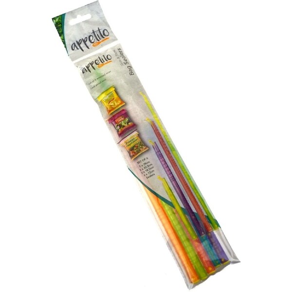 Appetito Slide And Store Bag Sealers - Set Of 6