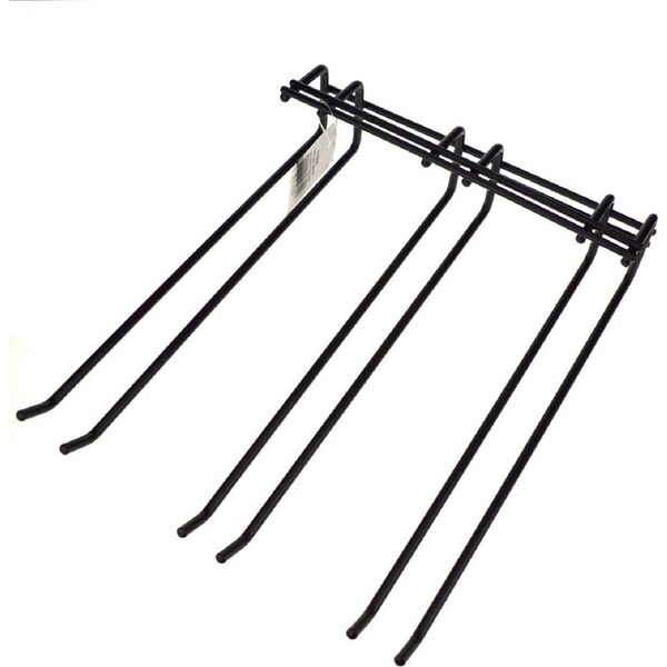 Trenton Black Triple Glass Rack
