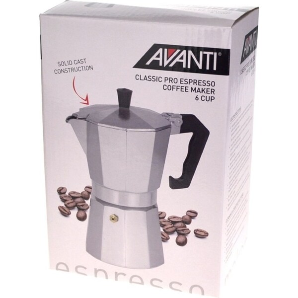 Avanti 6 Cup Classic Pro Espresso Coffee Maker Percolator
