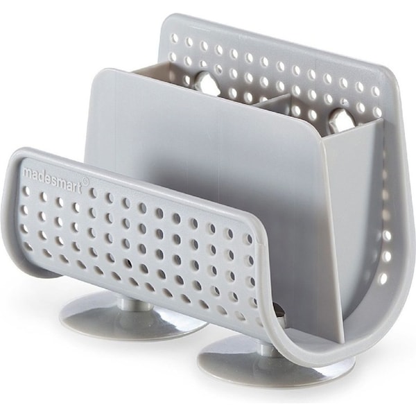 Madesmart Sink Caddy Grey Genuine Ventilation Holes Promote