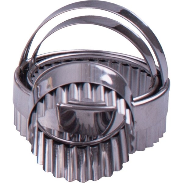 Appetito Crinkle Scone Cutters - Set of 3