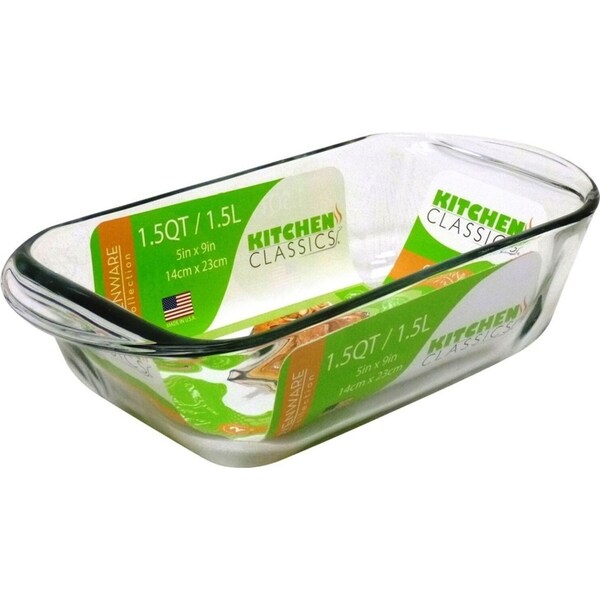 Kitchen Classics Glass Loaf Pan - 1.5 Litre
