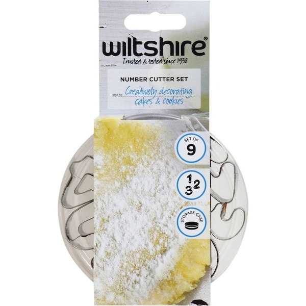 Wiltshire Tinplate Number Cutter Set