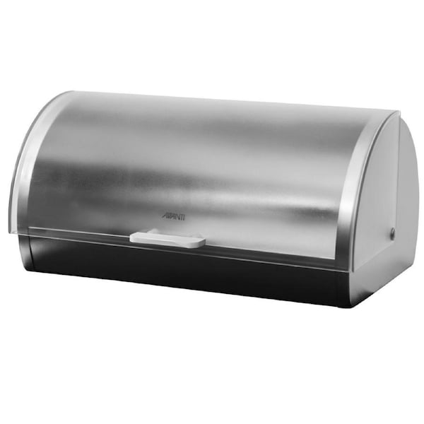 Avanti Frosted Roll Top Stainless Steel Bread Bin