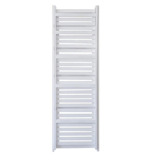 5 Tier Wooden Ladder Shelf Stand Storage Book Shelves Shelving Display Rack