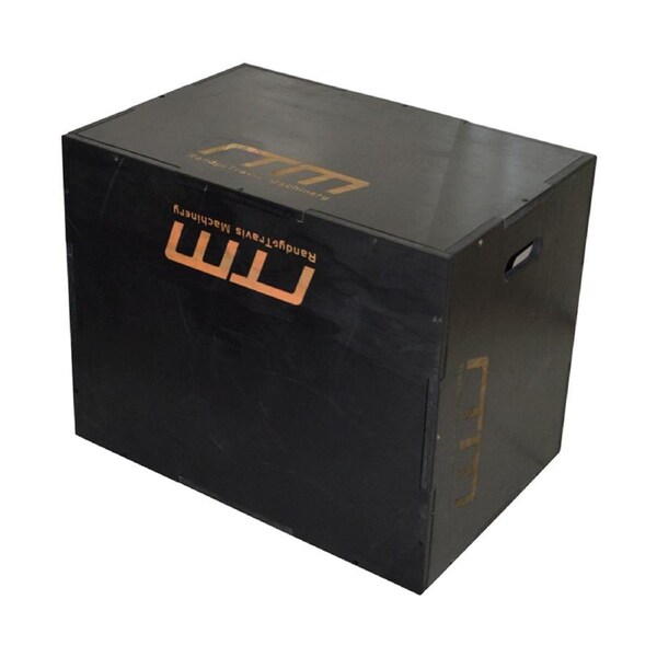 3 IN 1 Black Wood Plyo Games Plyometric Jump Box