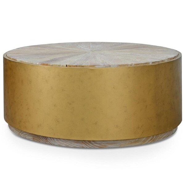Melvin 1m Round Elm Coffee Table
