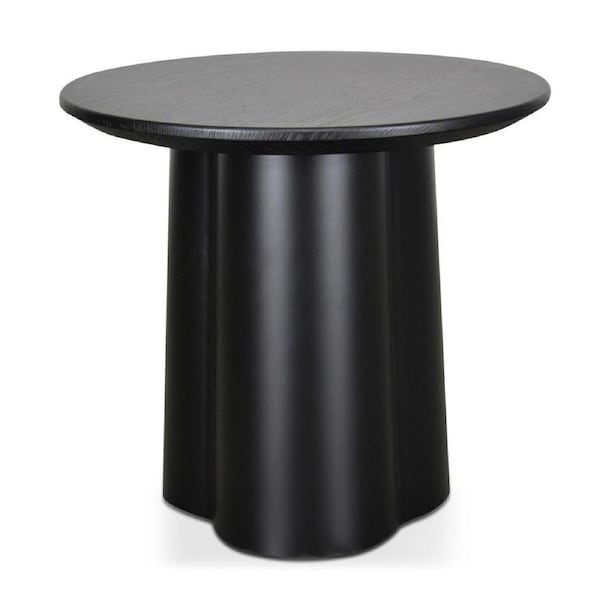 Polly Round Side Table - Black