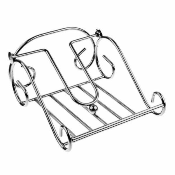 New D.line Scroll Napkin Holder Serviette Rack Chrome Kitchen Home