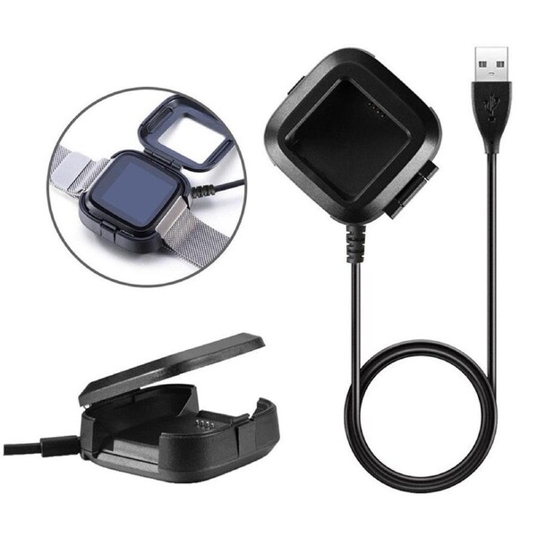 Replacement USB Charger Charging Cable For Fitbit Versa/Versa Lite/FB505 Smartwatch