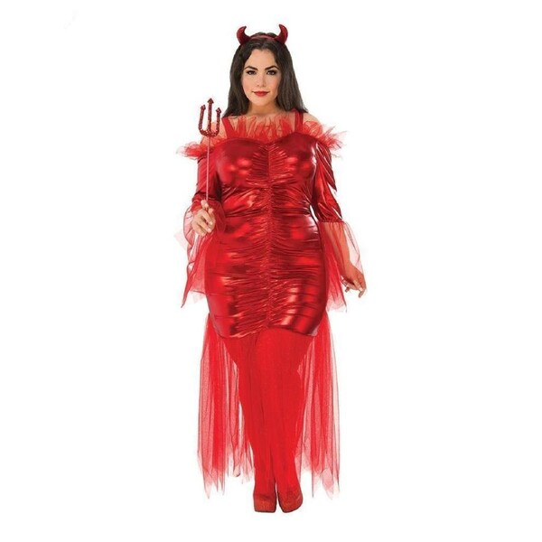 Red Devil Plus Size Costume for Adults
