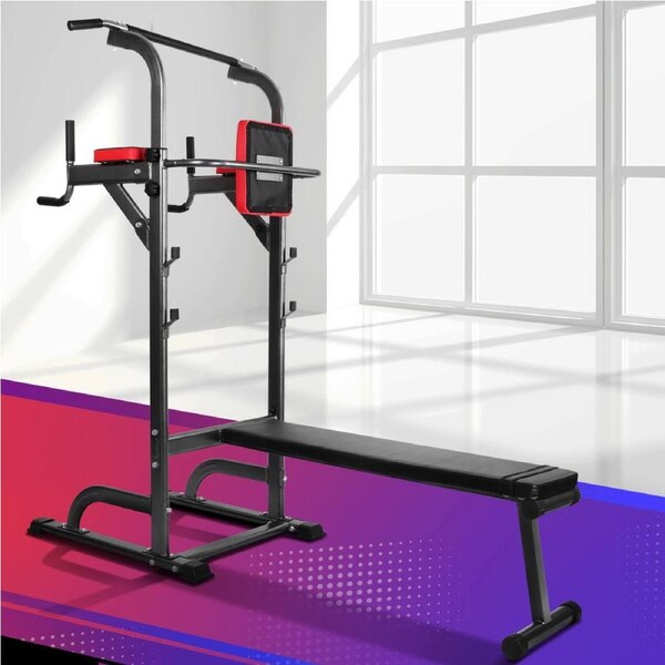 380 kg Capacity Everfit Weight Bench Chin Up Bar Bench Press Home Gym