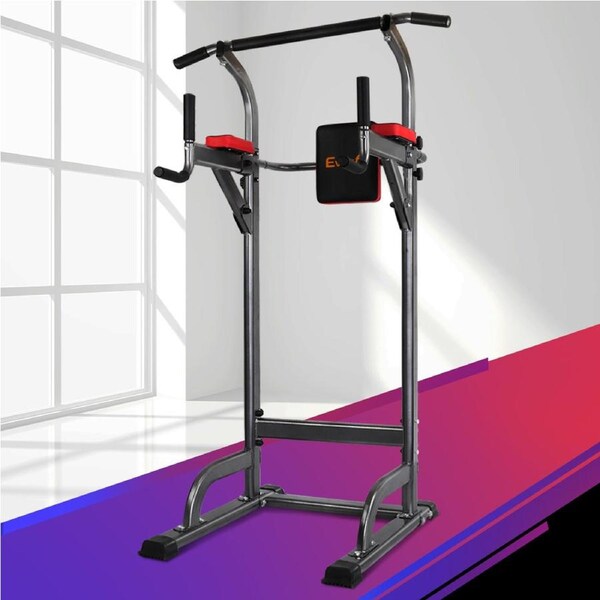 200 kg Everfit Weight Bench Chin Up Tower Bench Press Home Gym Wokout Capacity