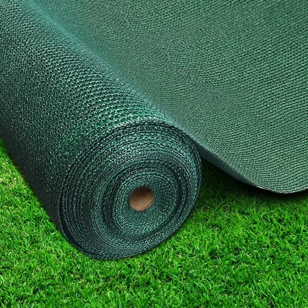1.83 x30m InstaHut Sun Shade Cloth Shadecloth Sail 50% UV Roll Mesh Outdoor Green