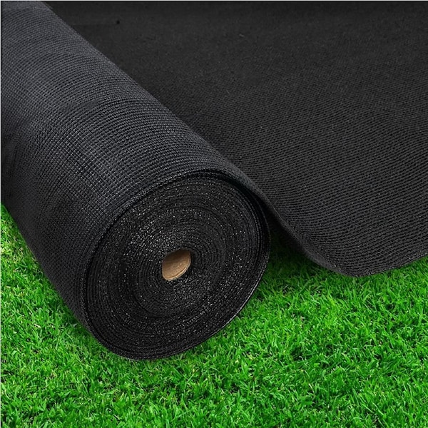 3.66x30m 30% Instahut Shade Cloth Shadecloth Sail Mesh Roll Outdoor Black