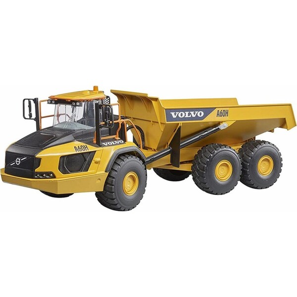 Bruder 1:16 Volvo A60H Construction Hauler Kids/Boys 3y+ Toy Dump Truck Yellow