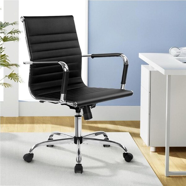 Artiss Office Chair Conference Chairs Black