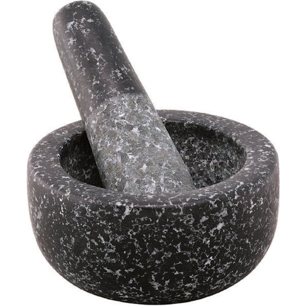 Avanti Black Specked Mini Mortar And Pestle 9.5cm