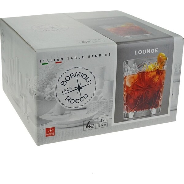 Bormioli Rocco Lounge DOF Tumblers Set 4 390ml