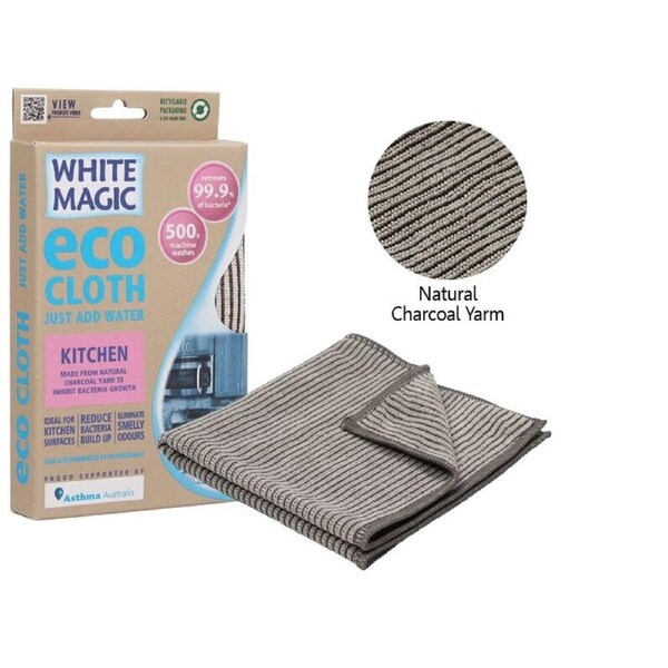 White Magic Eco Cloth Microfibre Kitchen 32 x 32cm