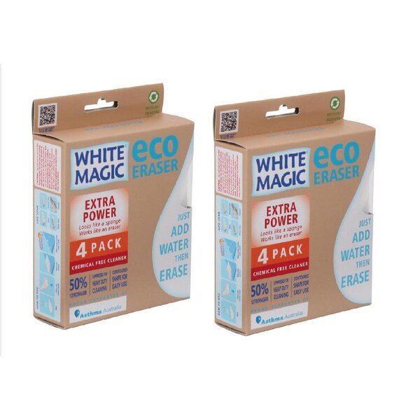 White Magic Eco Eraser Extra Power 2 Packs