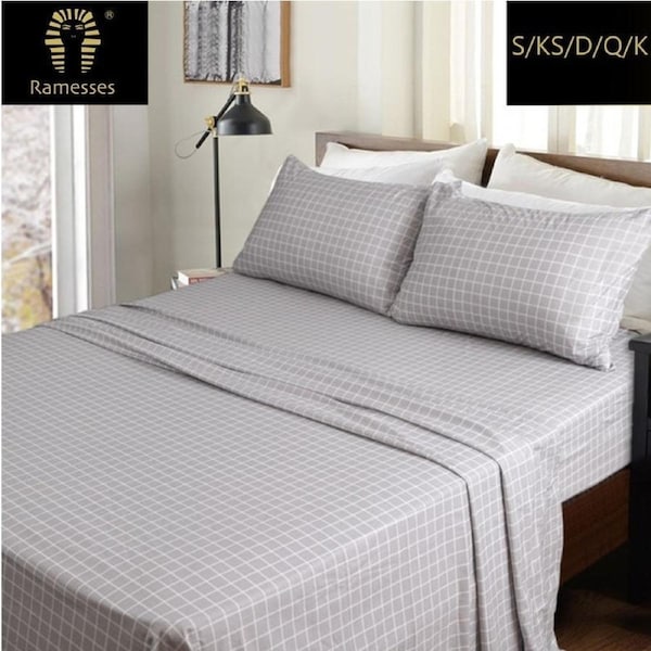 Micro Flannel Sheet Set Printed Southern Cross / Single