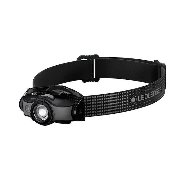 Led Lenser MH5 Headlamp 400 Lumens Head Torch Black & Grey
